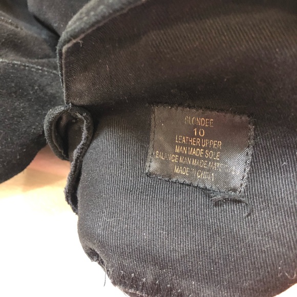 Steve Madden suede knee high boots black size 10 - Picture 4 of 8